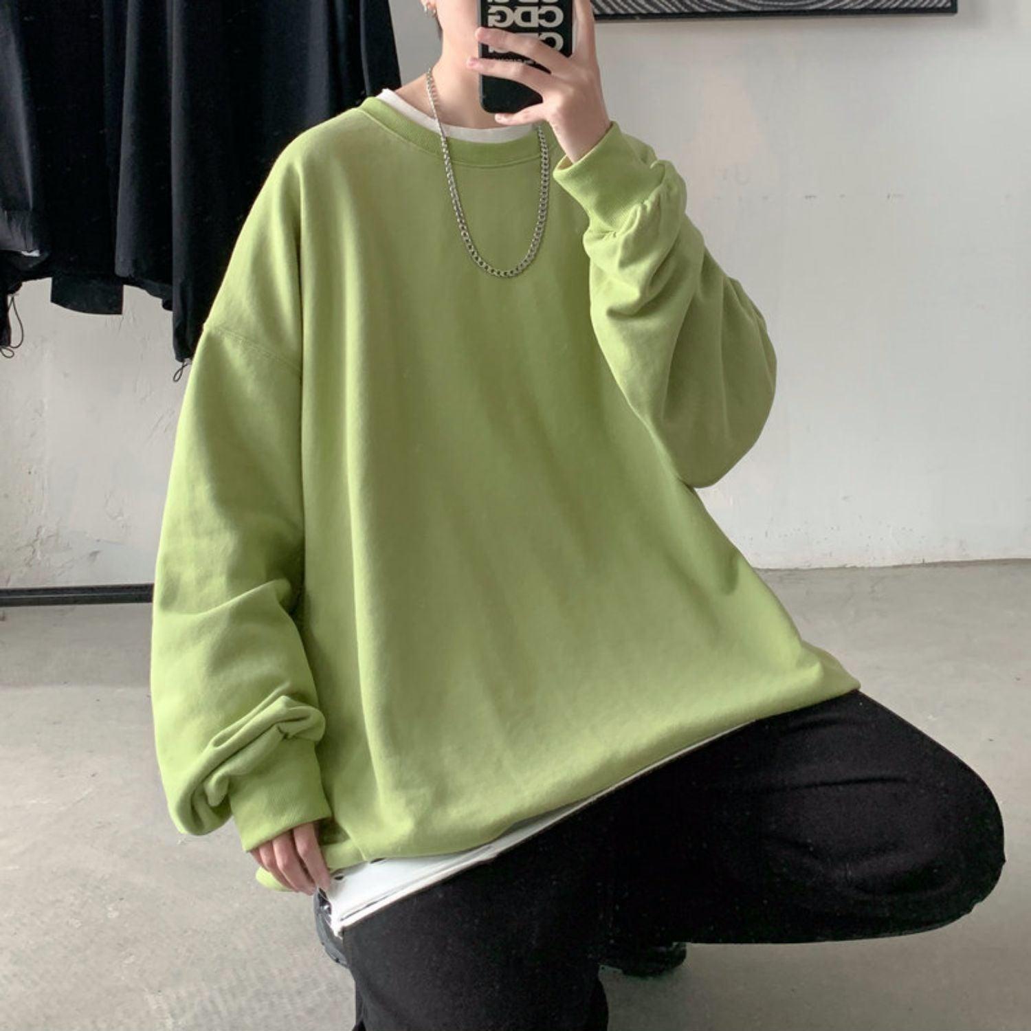 Soft Boy Basic Oversized Sweatshirt - KAYSMAR