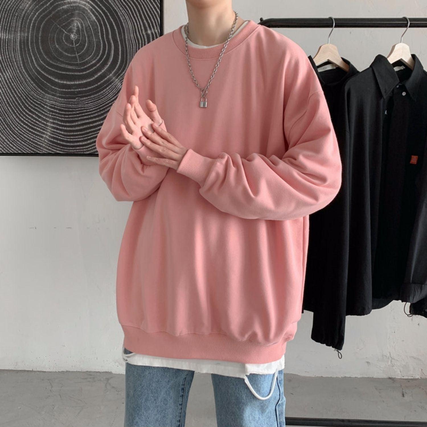 Soft Boy Basic Oversized Sweatshirt - KAYSMAR