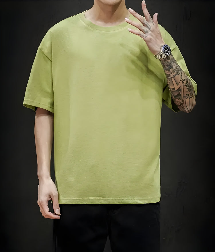 Soft Boy Crew Neck Basic Tee - KAYSMAR