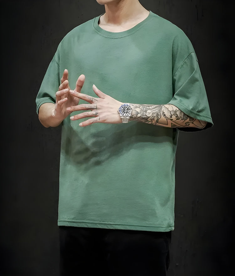 Soft Boy Crew Neck Basic Tee - KAYSMAR