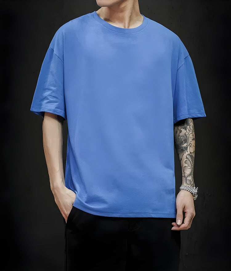 Soft Boy Crew Neck Basic Tee - KAYSMAR