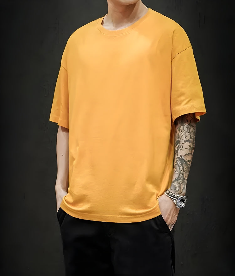 Soft Boy Crew Neck Basic Tee - KAYSMAR