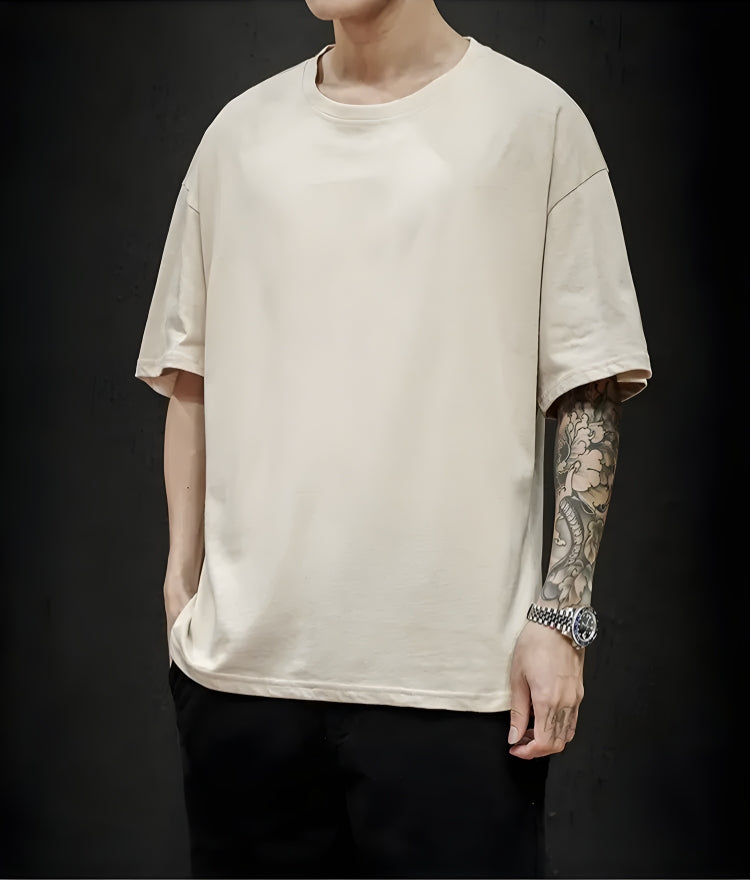 Soft Boy Crew Neck Basic Tee - KAYSMAR
