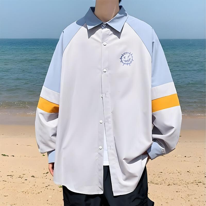 Soft Boy Smiley Pastel Shirt - KAYSMAR