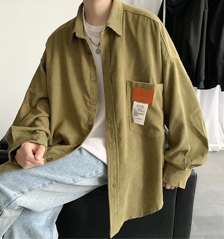 Soft Corduroy Casual Shirt - KAYSMAR
