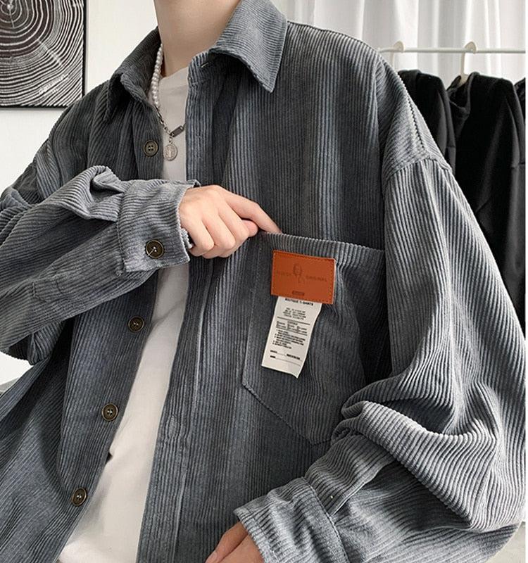 Soft Corduroy Casual Shirt - KAYSMAR