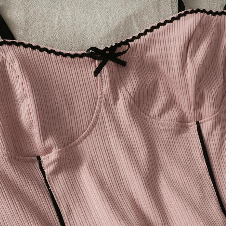 Soft Girl Bow Corduroy Top - KAYSMAR