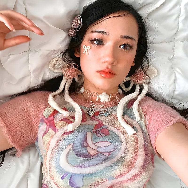 Soft Girl Dream World Top - KAYSMAR