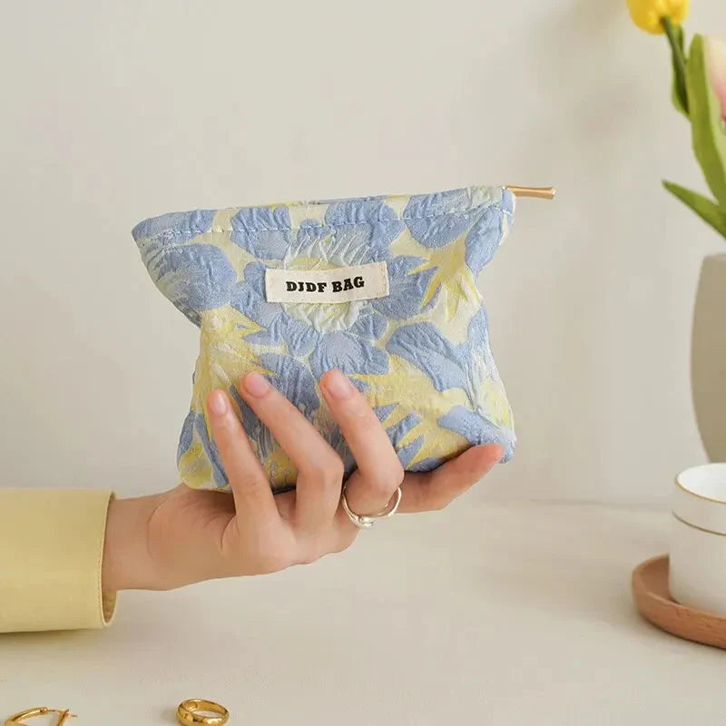 Soft Girl Floral Mini Makeup Bag - KAYSMAR