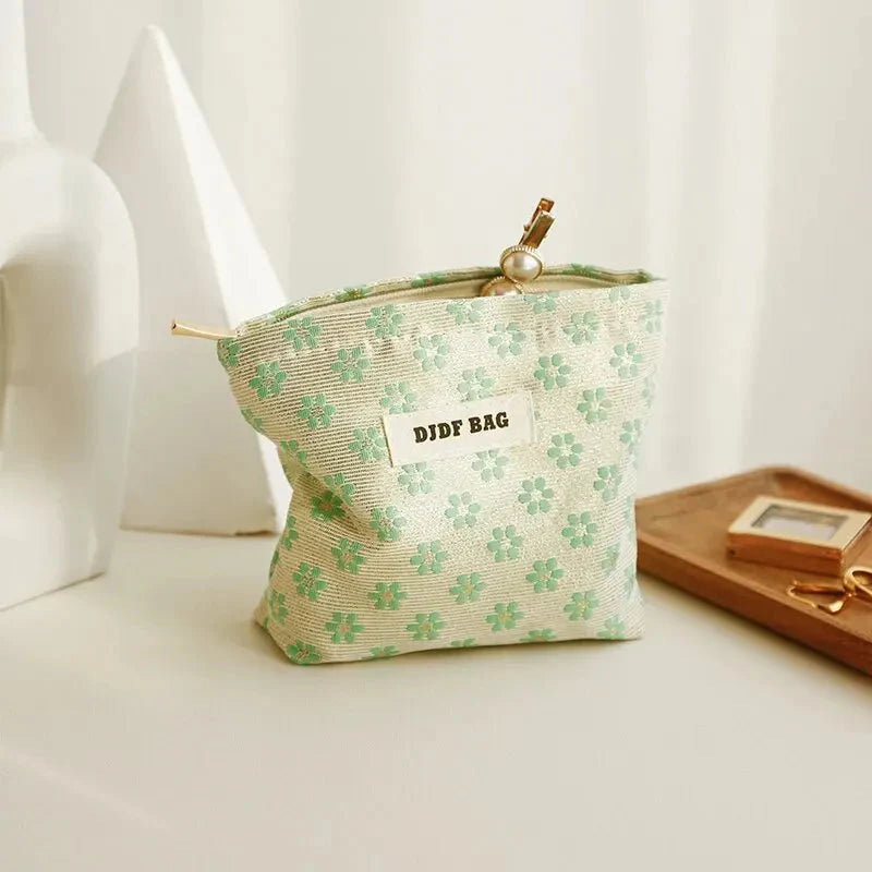 Soft Girl Floral Mini Makeup Bag - KAYSMAR