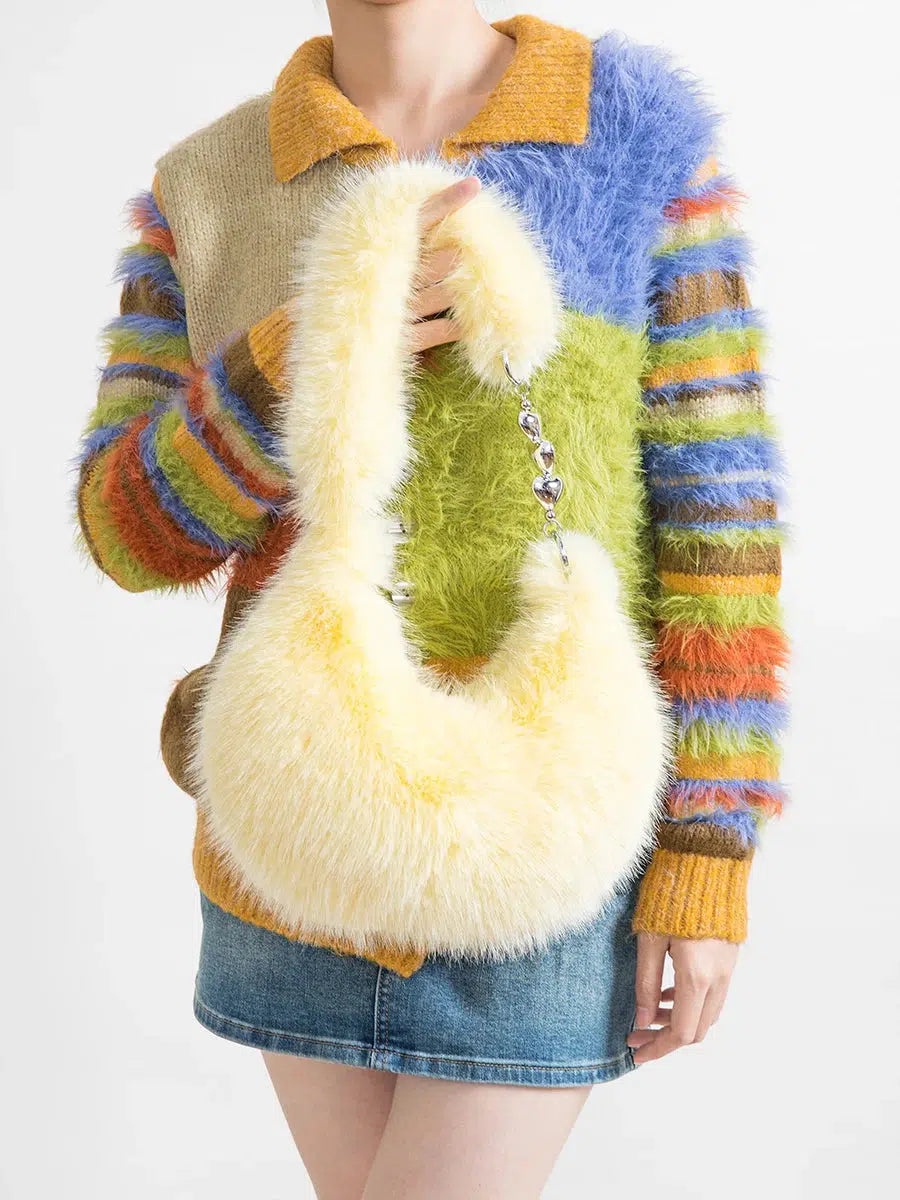 Soft Girl Fluffy Multifunctional Bag - KAYSMAR