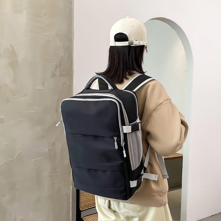 Soft Girl Hidden Pockets Travel Backpack - KAYSMAR