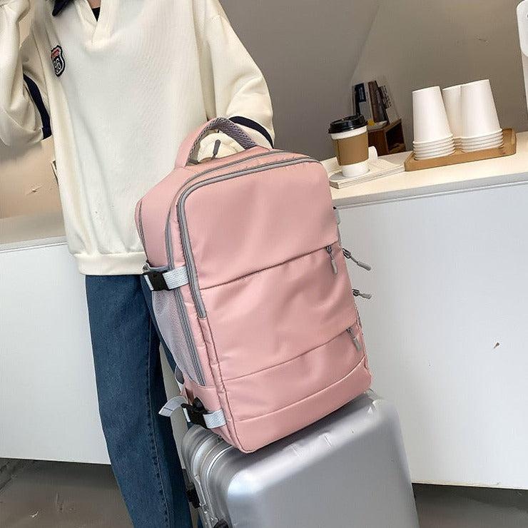 Soft Girl Hidden Pockets Travel Backpack - KAYSMAR