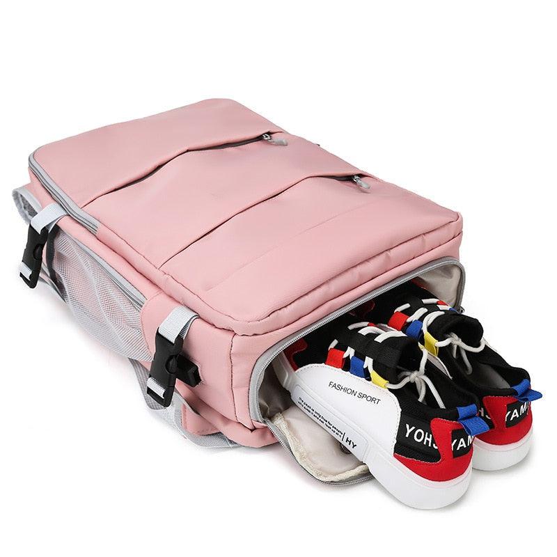 Soft Girl Hidden Pockets Travel Backpack - KAYSMAR