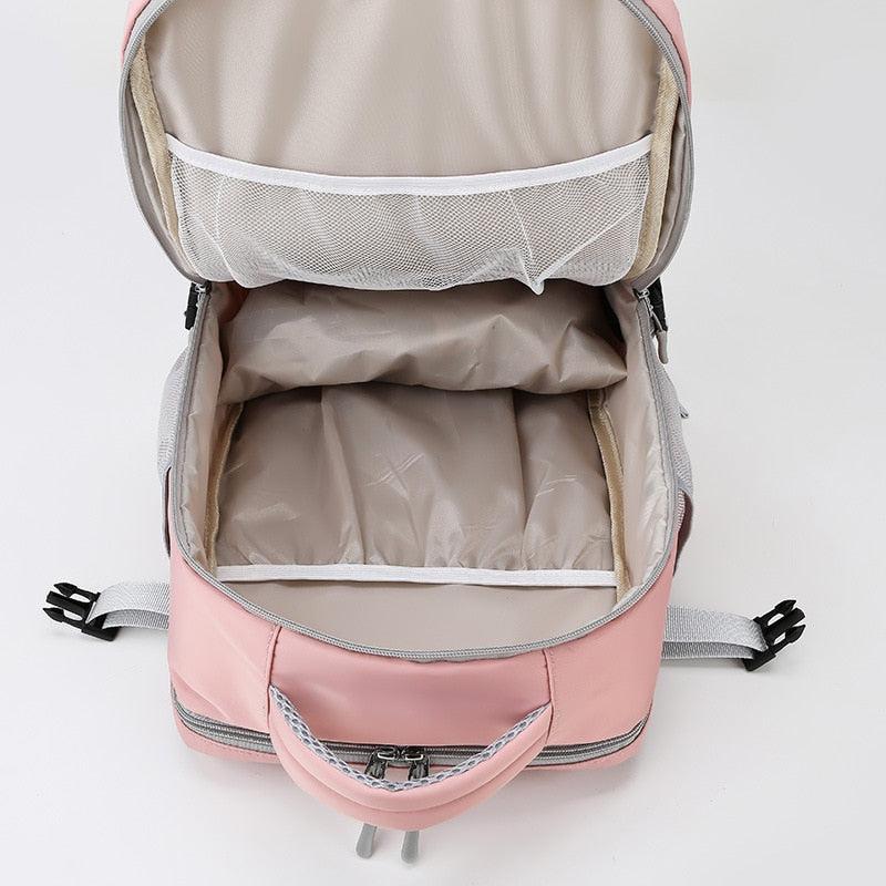 Soft Girl Hidden Pockets Travel Backpack - KAYSMAR
