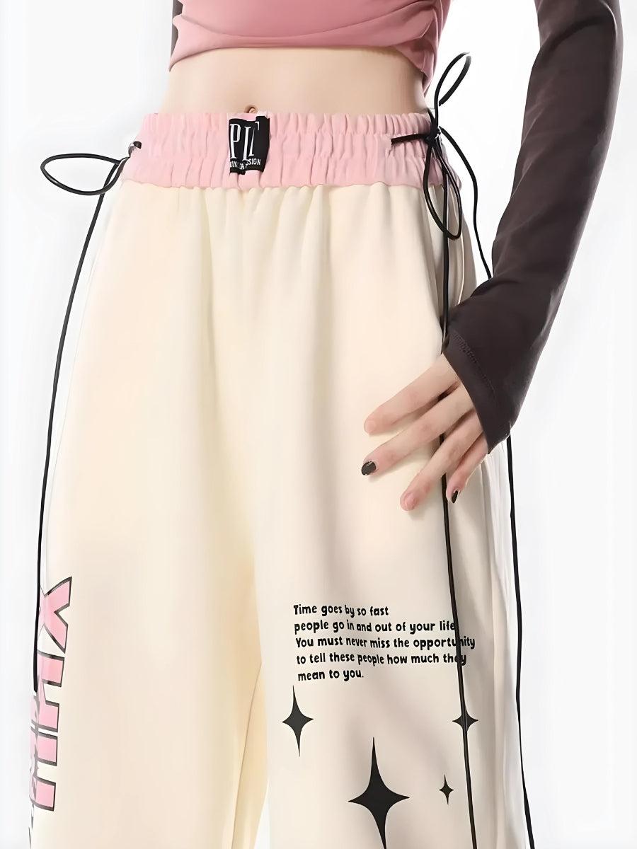 Soft Girl Lace Up Sweatpants - KAYSMAR