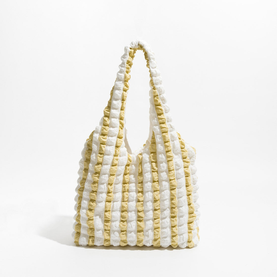 Soft Girl Quilted Striped Handbag - KAYSMAR