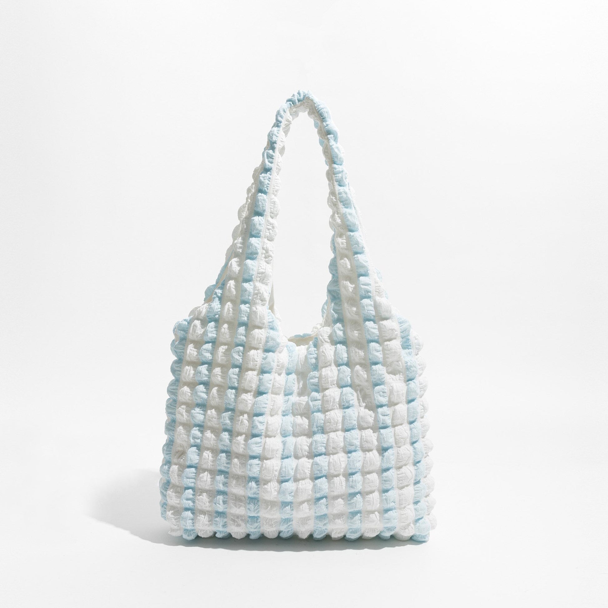 Soft Girl Quilted Striped Handbag - KAYSMAR