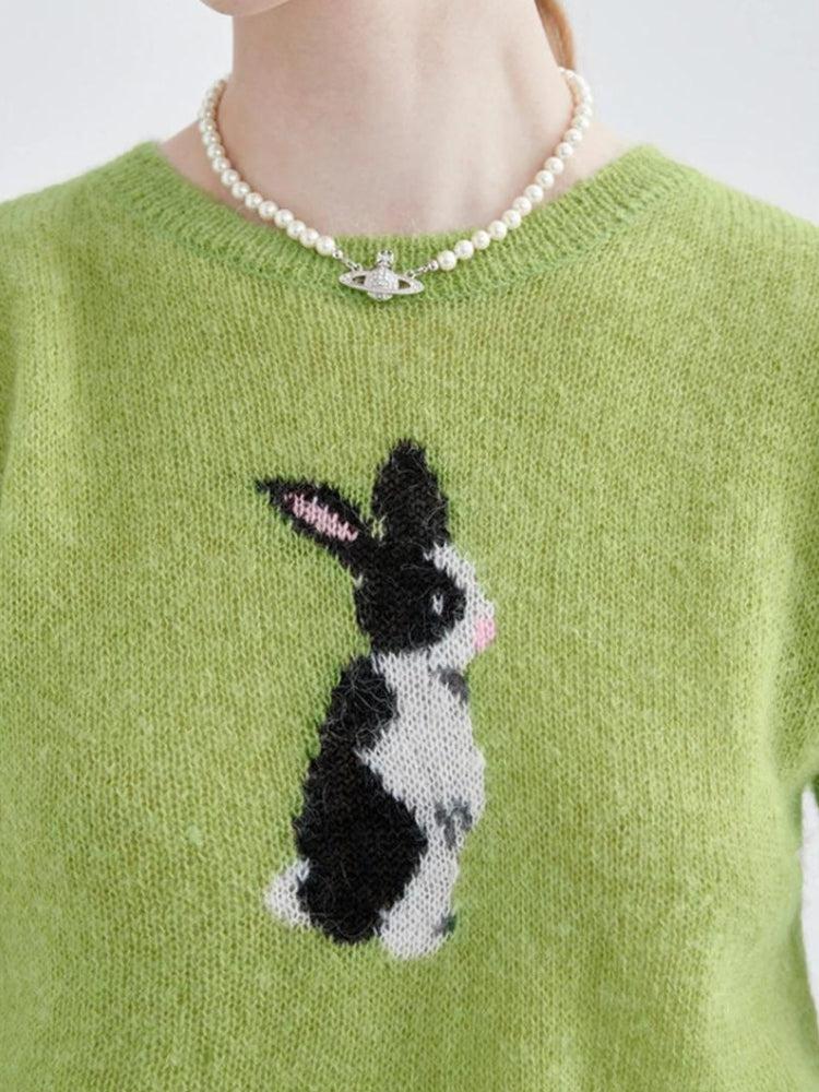 Soft Girl Rabbit Knitted Top - KAYSMAR