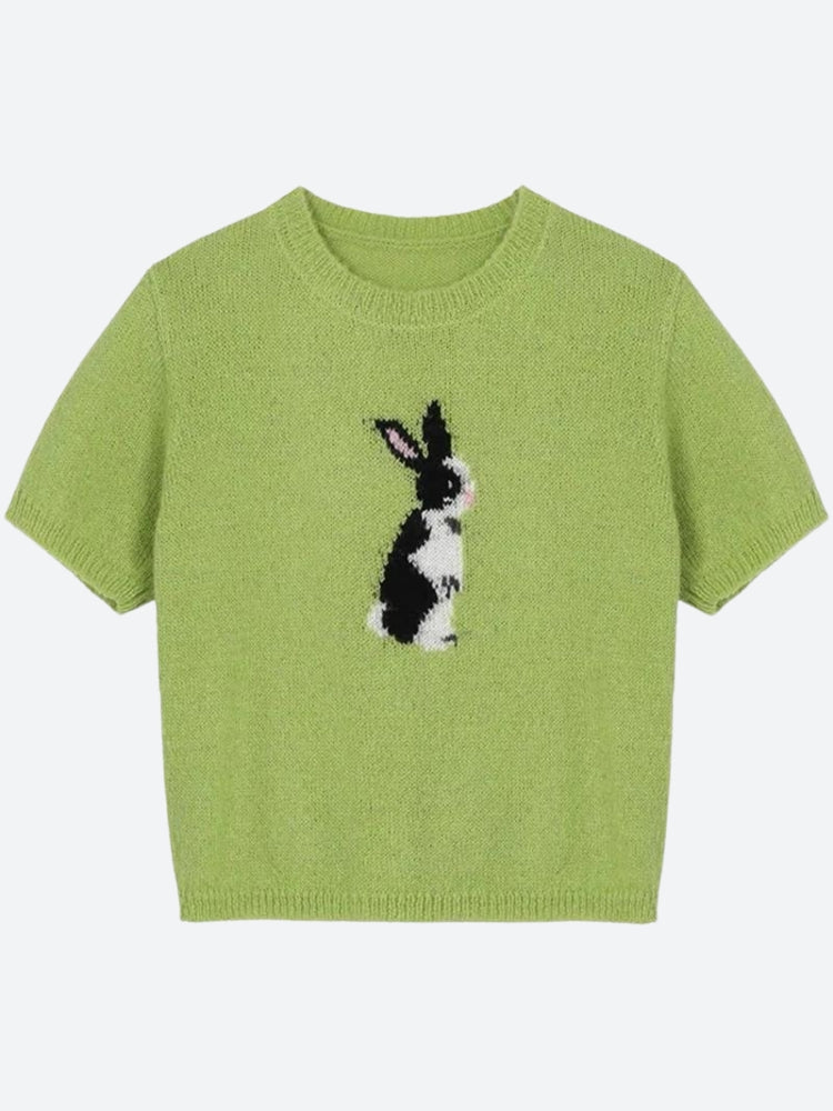 Soft Girl Rabbit Knitted Top - KAYSMAR