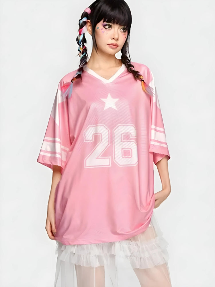 Soft Girl Star 26 Jersey Top - KAYSMAR