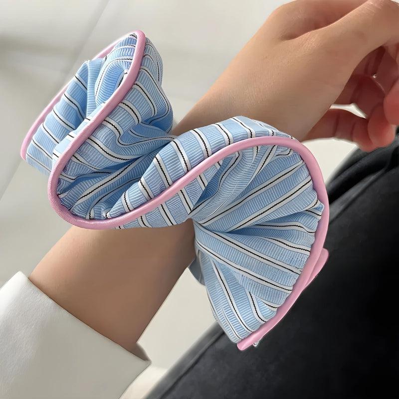 Soft Girl Striped Scrunchies - KAYSMAR