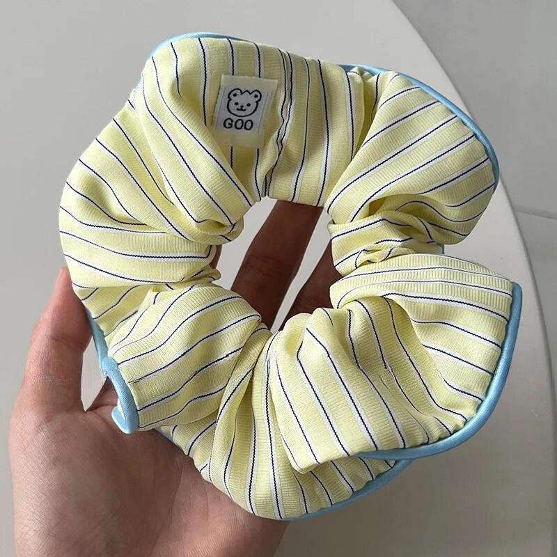 Soft Girl Striped Scrunchies - KAYSMAR
