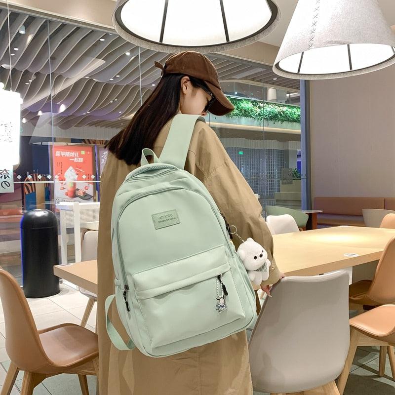 Soft Girl Waterproof School Backpack - KAYSMAR