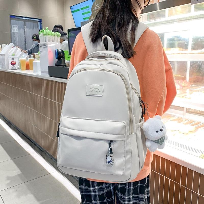 Soft Girl Waterproof School Backpack - KAYSMAR