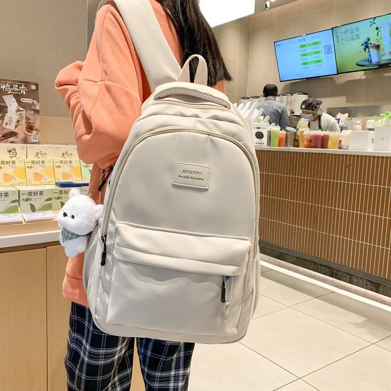 Soft Girl Waterproof School Backpack - KAYSMAR