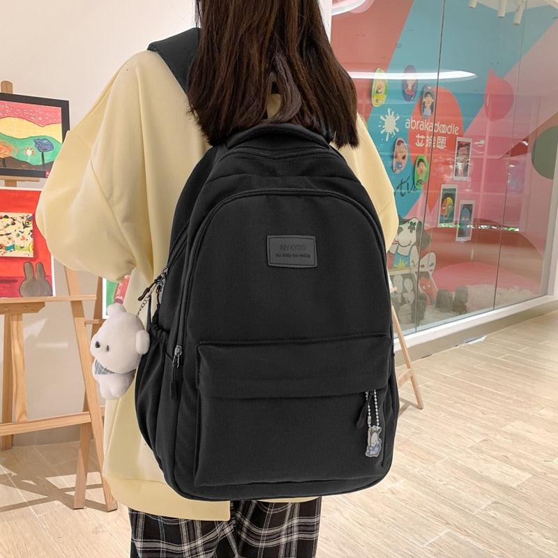 Soft Girl Waterproof School Backpack - KAYSMAR