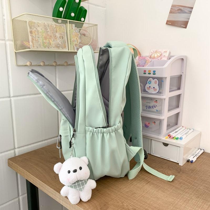 Soft Girl Waterproof School Backpack - KAYSMAR