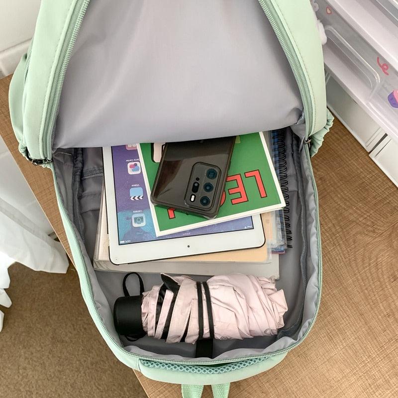 Soft Girl Waterproof School Backpack - KAYSMAR