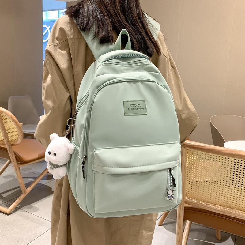 Soft Girl Waterproof School Backpack - KAYSMAR