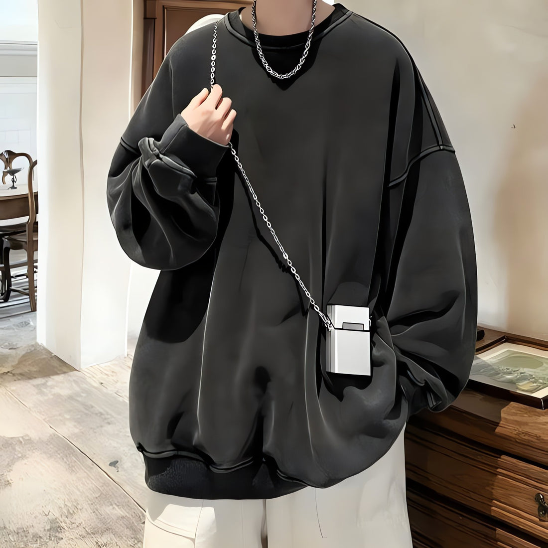 Soft Boy Casual Oversized Sweatshirt - KAYSMAR