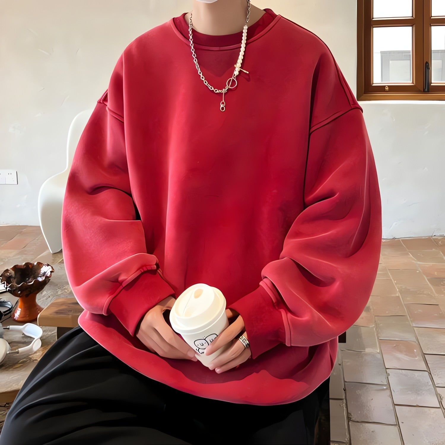 Soft Boy Casual Oversized Sweatshirt - KAYSMAR