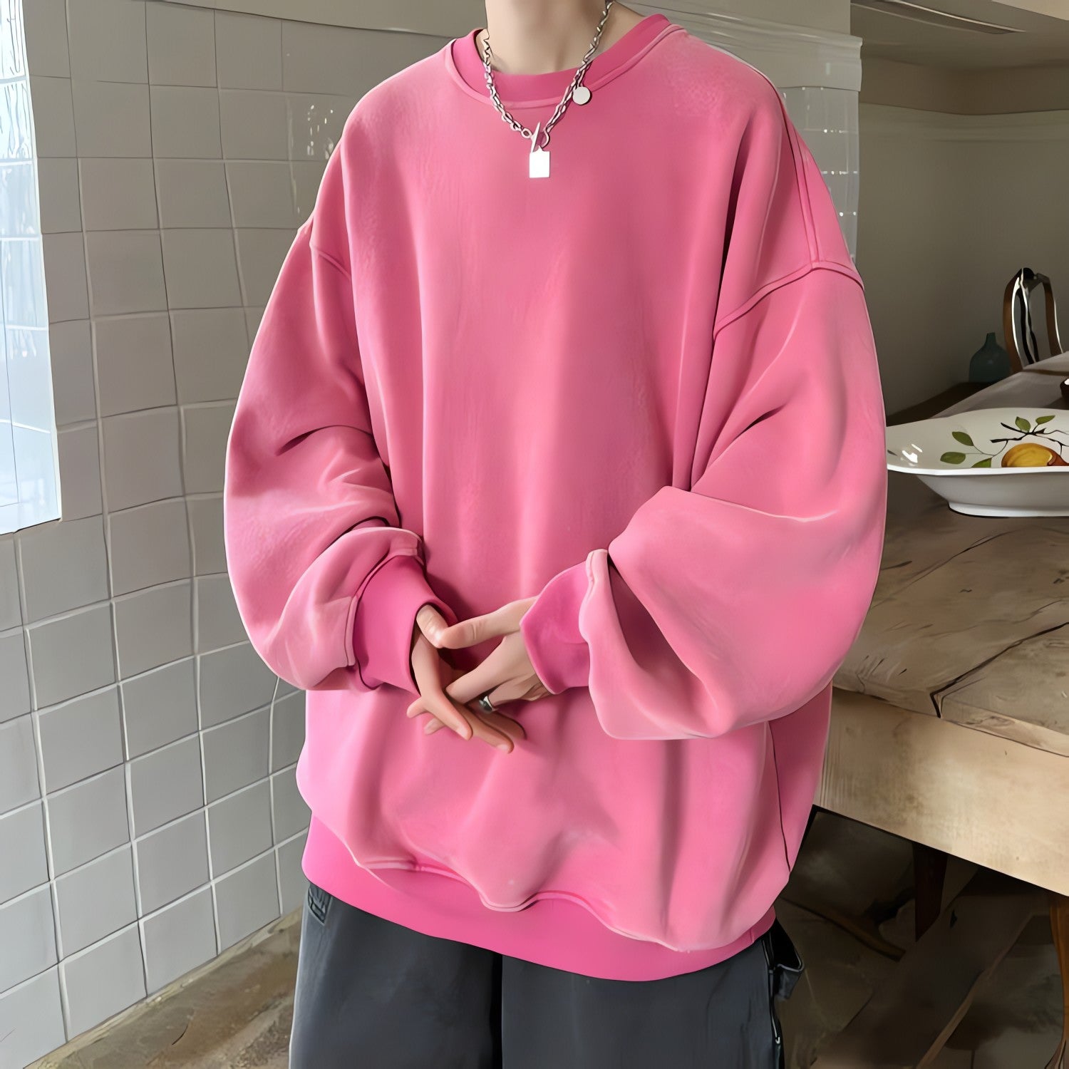 Soft Boy Casual Oversized Sweatshirt - KAYSMAR