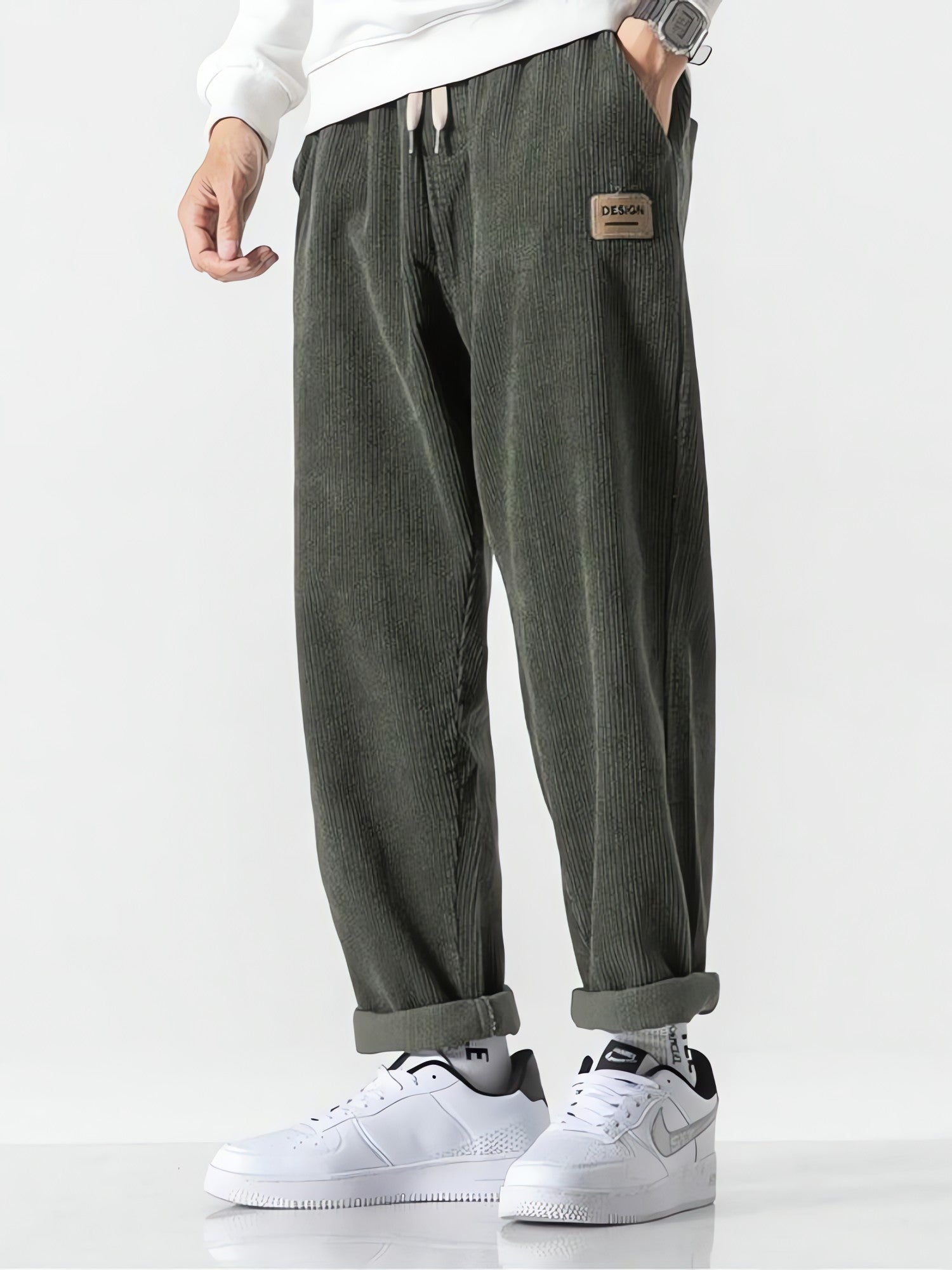 Soft Boy Corduroy Jogger Pants - KAYSMAR