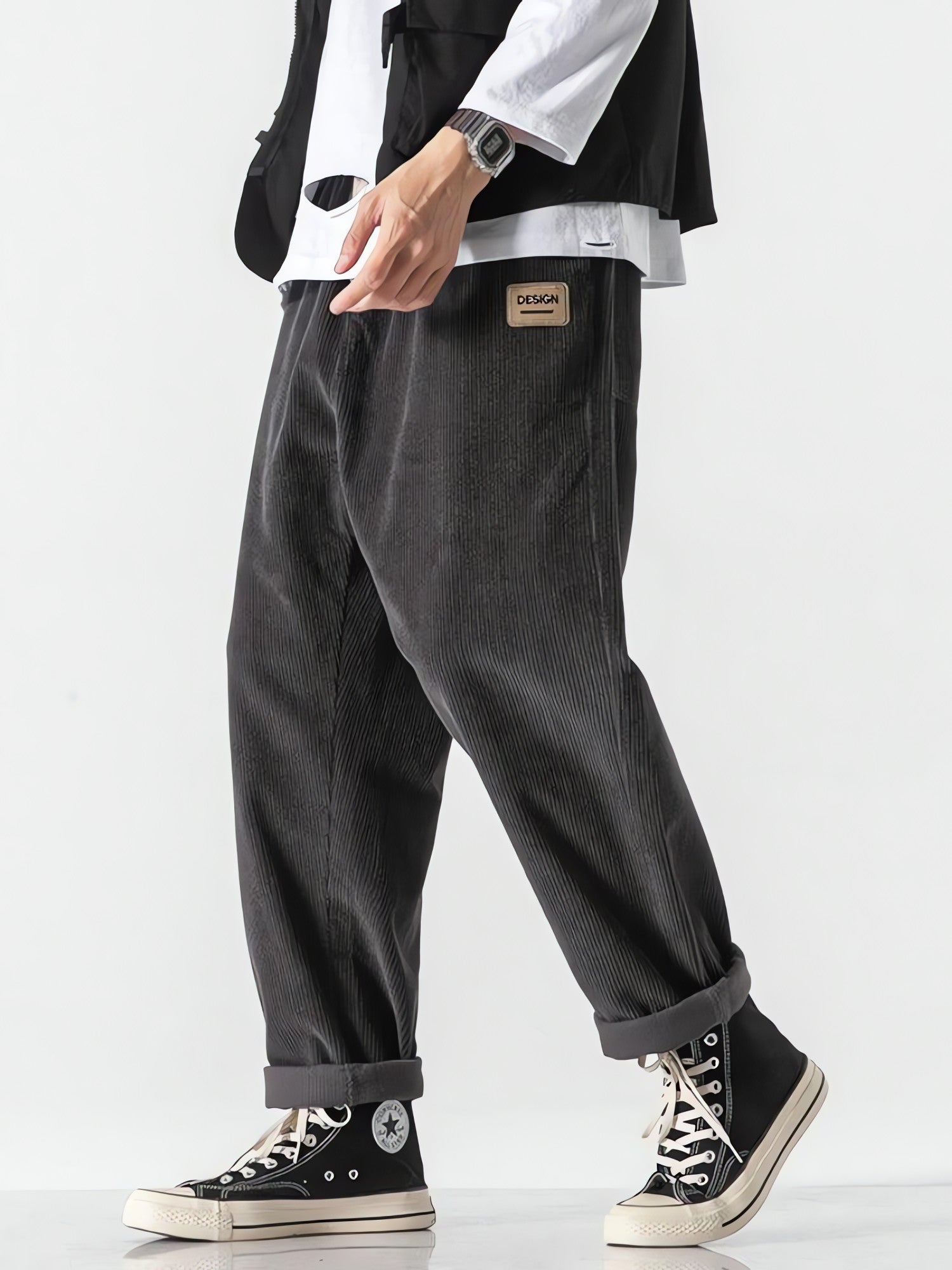 Soft Boy Corduroy Jogger Pants - KAYSMAR