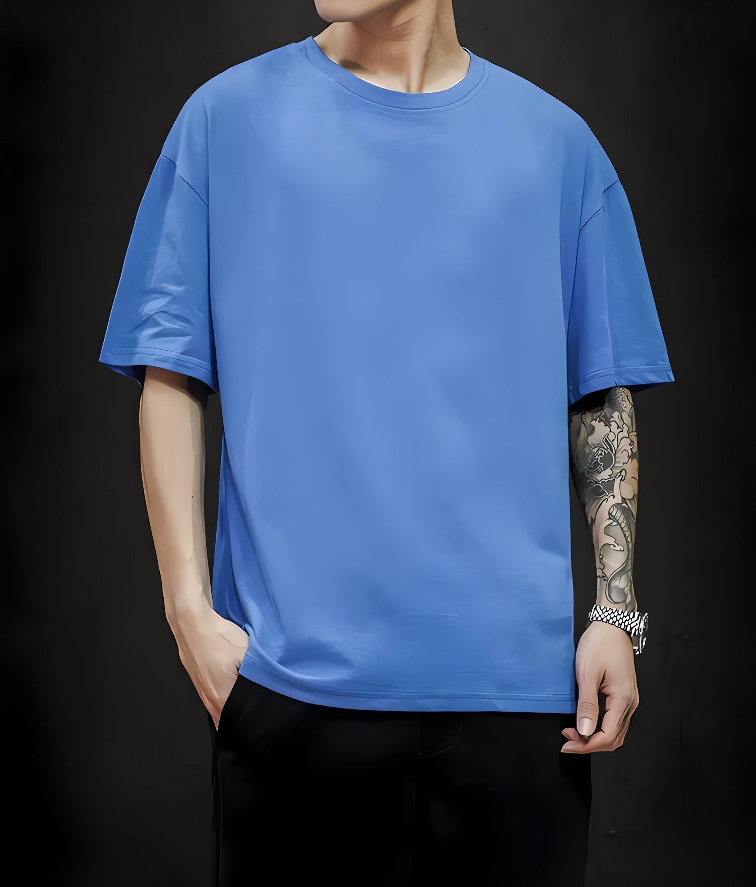 Soft Boy Crew Neck Basic Tee - KAYSMAR