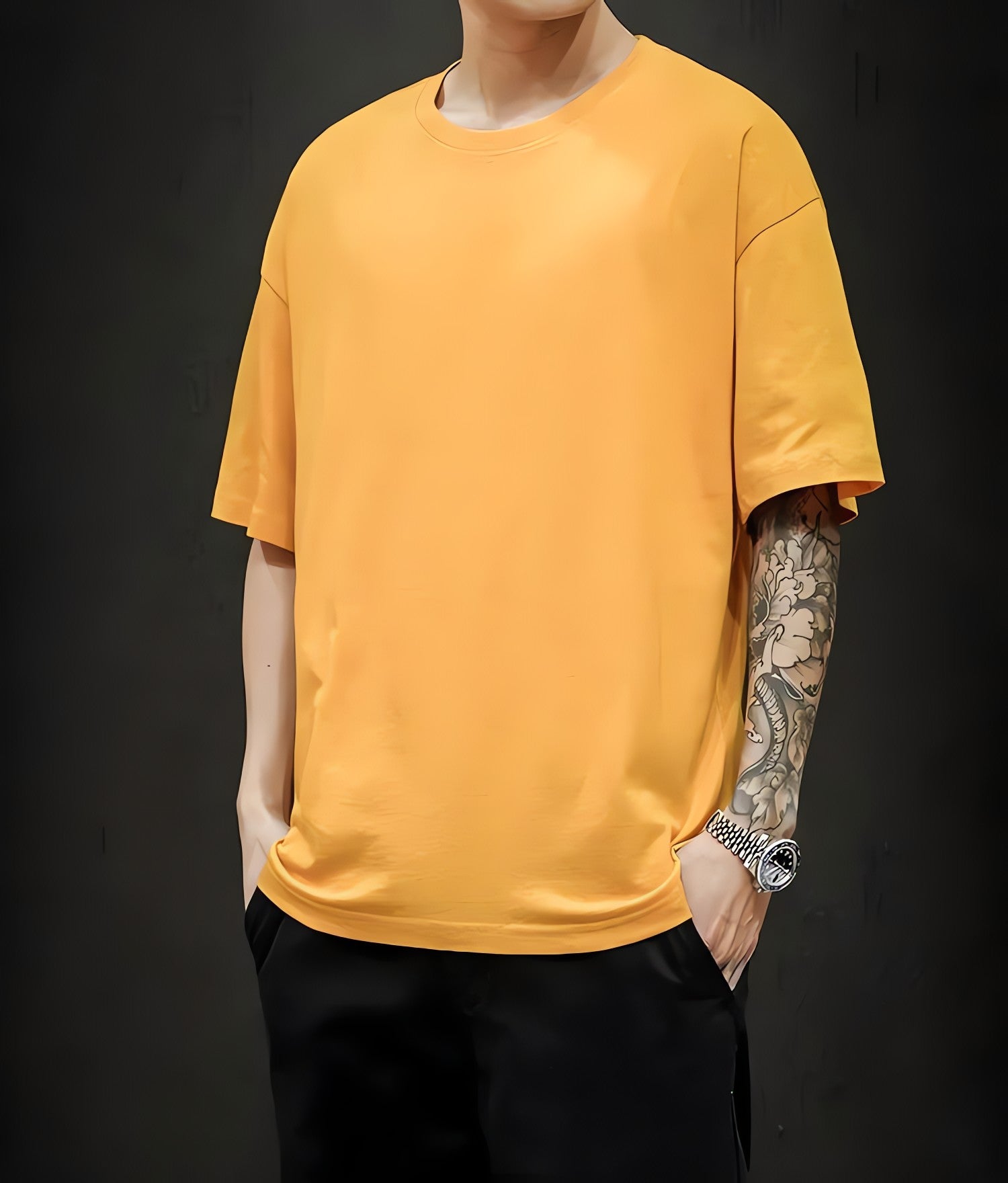 Soft Boy Crew Neck Basic Tee - KAYSMAR