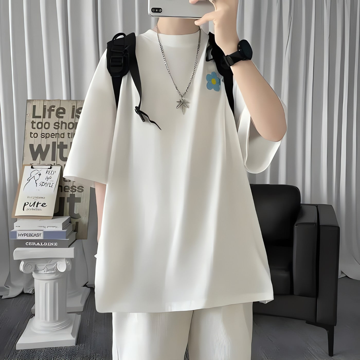 Soft Boy Daisy Oversize Tee - KAYSMAR