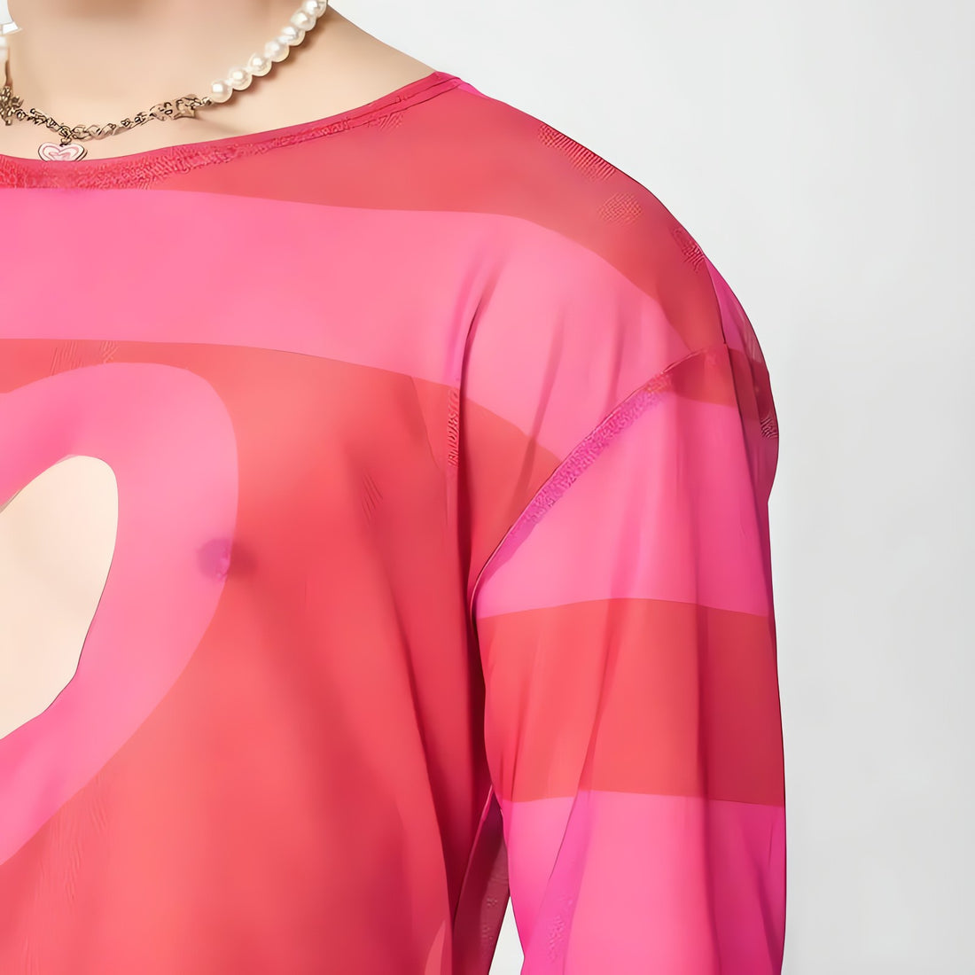 Soft Boy Heart Cut Out Crop Top - KAYSMAR