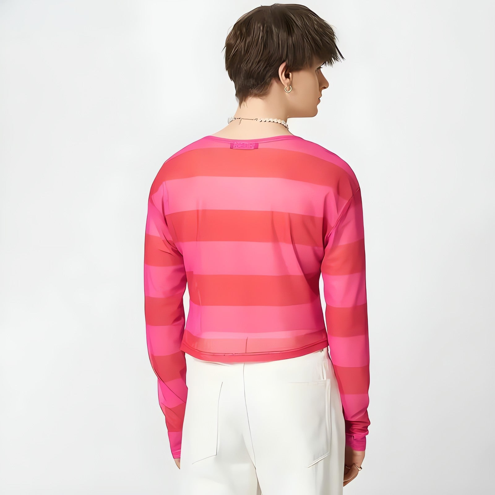 Soft Boy Heart Cut Out Crop Top - KAYSMAR
