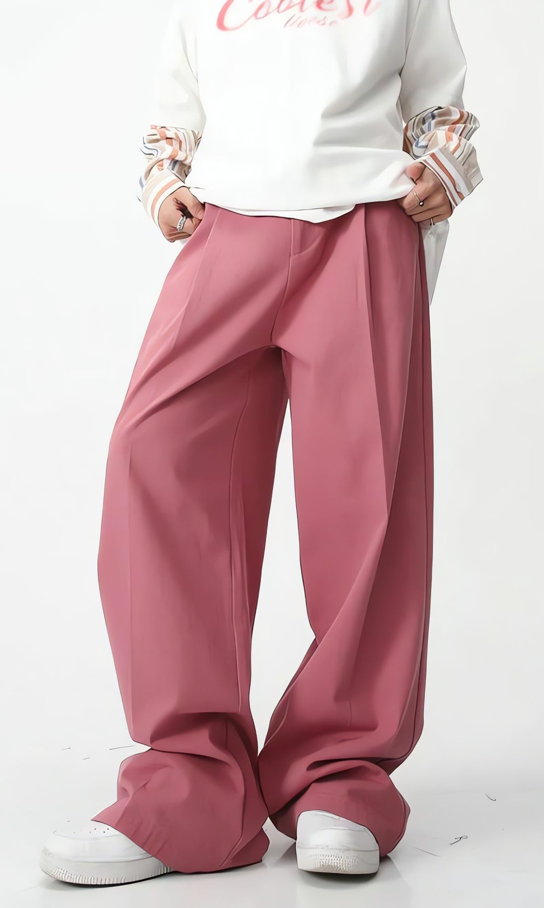 Soft Boy High Waist Baggy Pants - KAYSMAR
