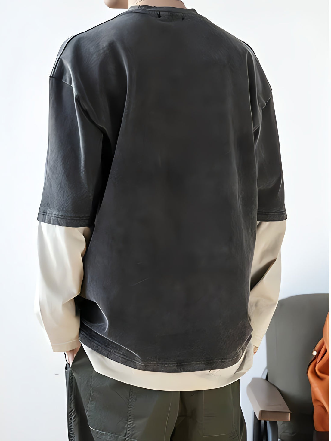 Soft Boy Layered Sleeve Sweatshirt - KAYSMAR