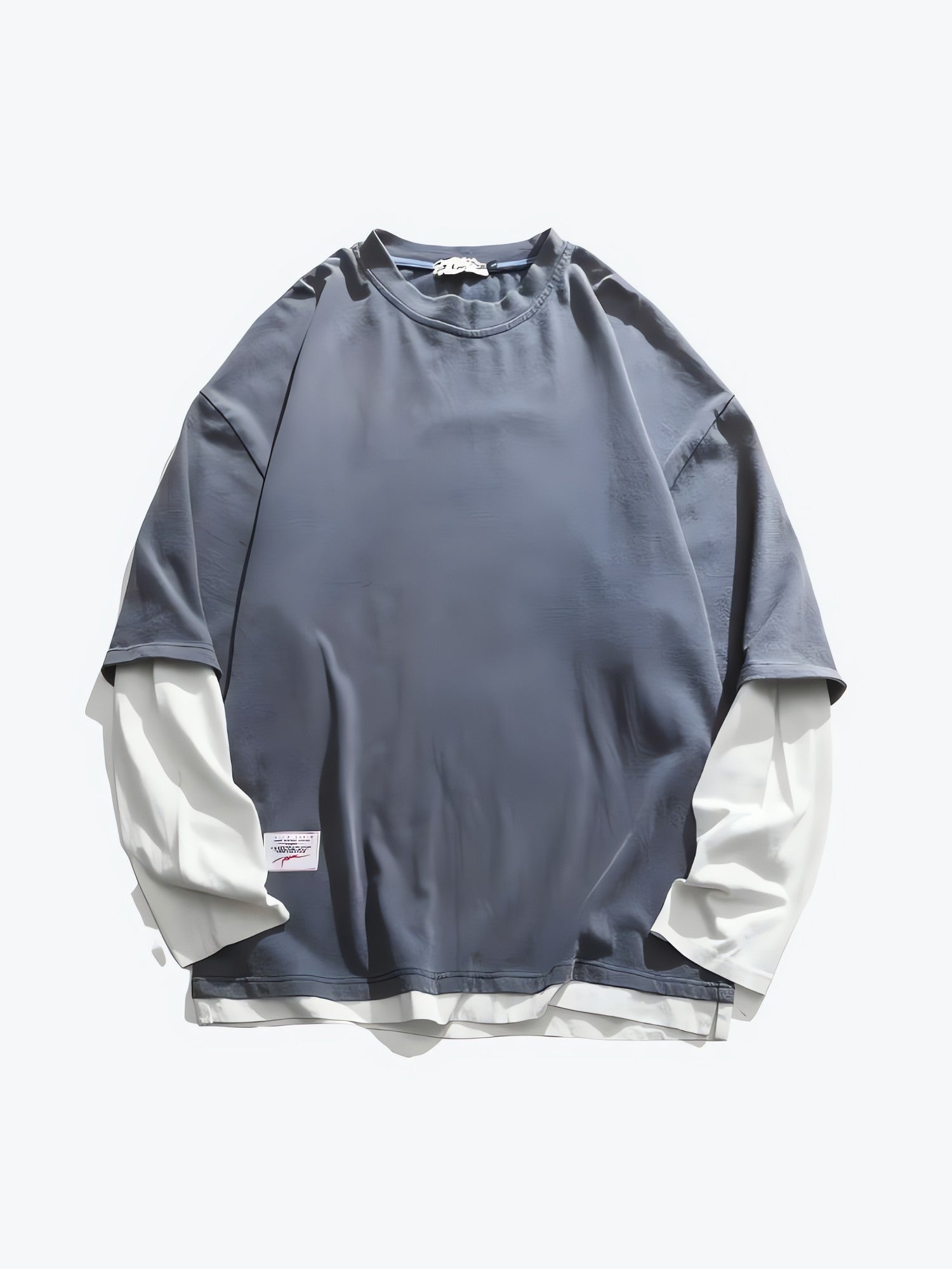 Soft Boy Layered Sleeve Sweatshirt - KAYSMAR