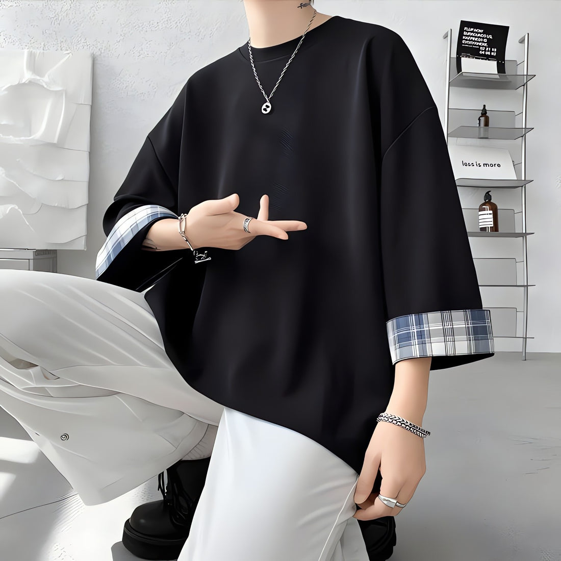 Soft Boy Oversize Detailed Tee - KAYSMAR