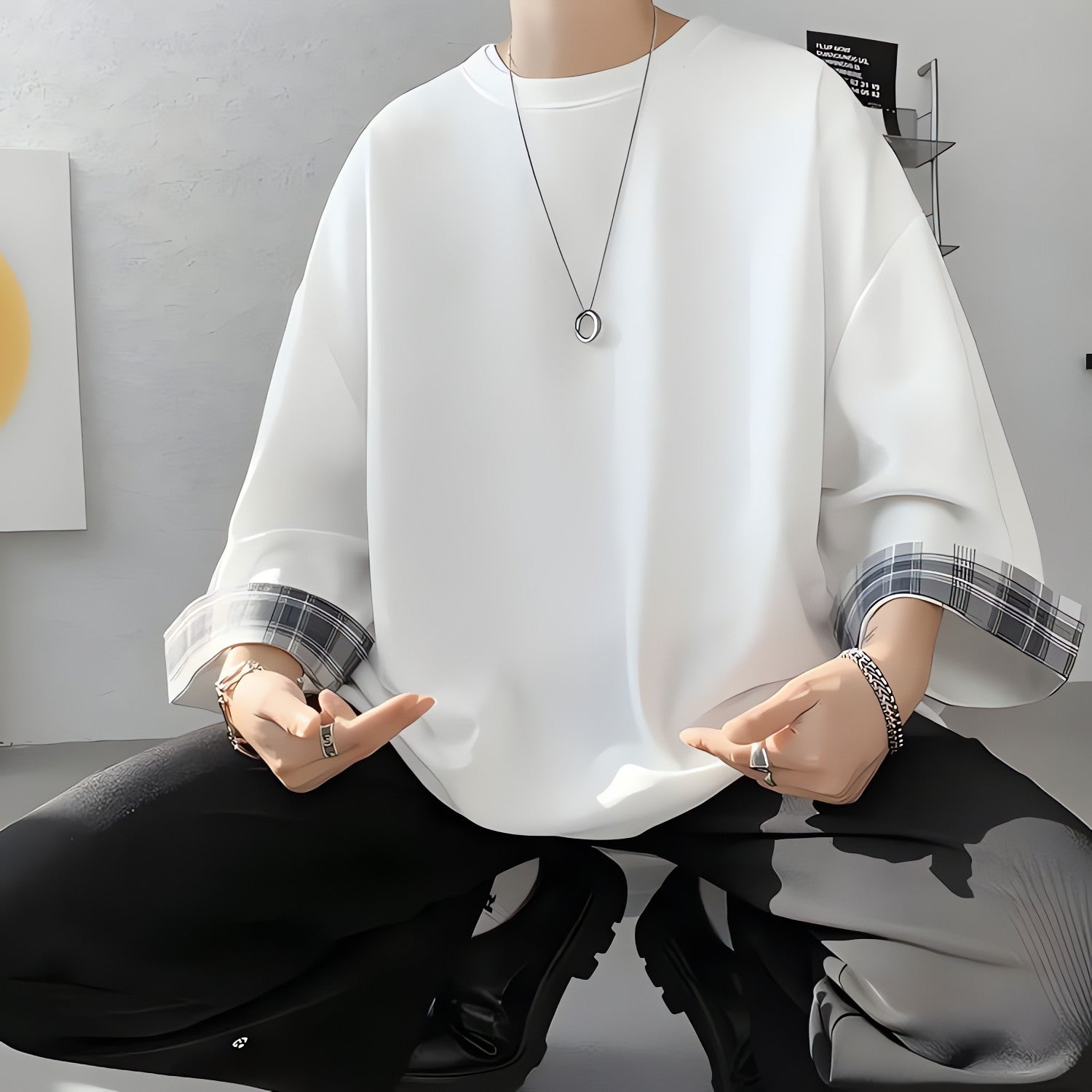 Soft Boy Oversize Detailed Tee - KAYSMAR