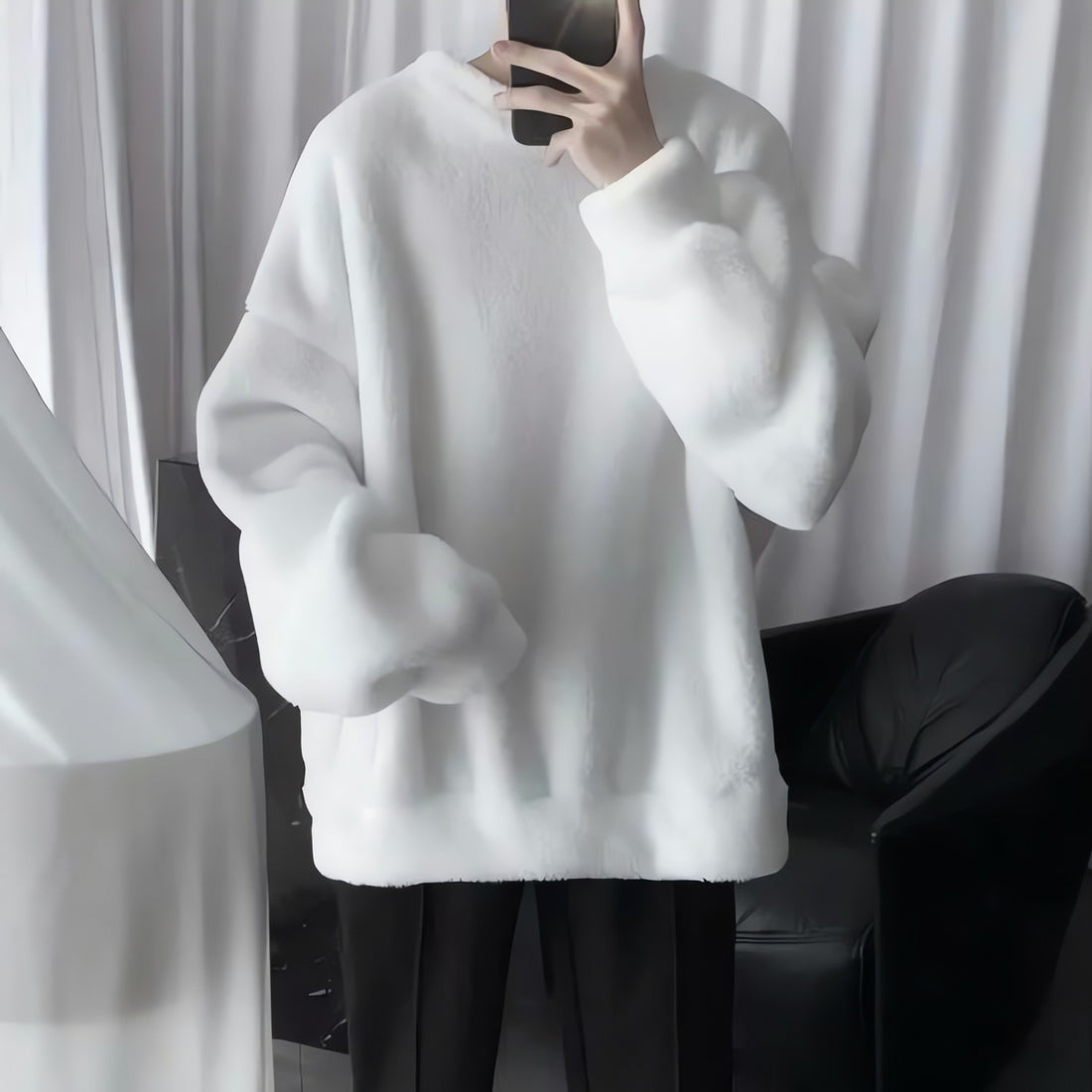 Soft Boy Oversized Teddy Sweatshirt - KAYSMAR